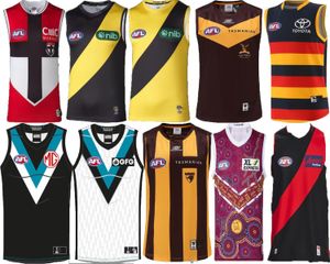 2022 2023 AFL West Coast Eagles rugby jerseys eelong catgs Essendon Bombers Melbourne Blues Adelaide Crows St Kilda Saints 22 23 shirt Giants GUERNSEY S-3XL