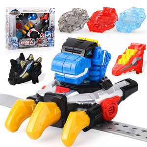 Action Toy Figure Mini Force Transformation Super Dinosaur Power Toy con suono e luce MiniForce X Simulazione Animazione Summoner Mini Agent Toy 230209