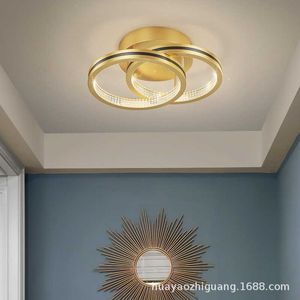 Światła Nowoczesne sufit LED Minimalistyczne przejście żyrandole Kreatywne korytarz ganek lampa salonu sypialnia nordycka dekoracje domu 0209
