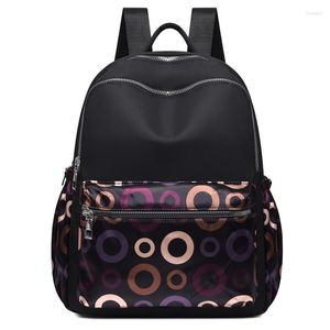 Backpack Fashion Oxford Cloth Women's Schoolbag Large-capacity Printed Leisure Travel 2023 Korean Backpacks