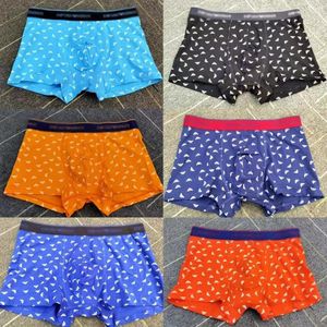 Men's Shorts 6 Color Shredded Flower Men's Four-corner Underwear Cotton Europe And United States Foreign Trade Export Trading Company