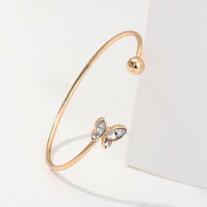 Bangle 2023 European And American Simple Fashionable Hand Ornament Temperament Butterfly Bracelet For Women Gift