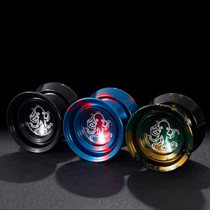 Yoyo Magic YOYO Profissonal Aluminum Alloy Unresponsive Yoyo 10 Ball U-bearing Yoyo for Advanced Player Kids Beginner Gifts 230209