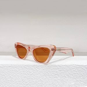 Women Cat Eye Solglasögon Crystal Pink/Orange Mirror -linser Glasögon Funky Solglasögon Sonnenbrille Shades Gafas de Sol UV400 Skyddsglasögon med låda