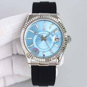 Męskie zegarek 9001 Automatyczne ruchy mechaniczne Watche 42 mm Sapphire Wristwatch Waterproof 904L Stal nierdzewna Montre de Luxe