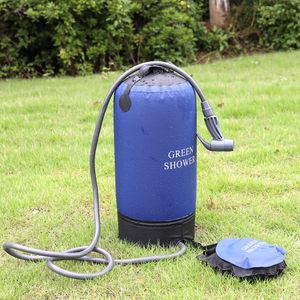 Hydration Gear PVC Pressure Shower with Foot Pump Pressure Shower Water Bag Lightweight Shower For Outdoors Beach Camping Hiking Bathing 230210
