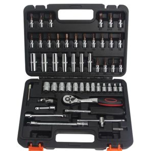 Worth to buy 53 pc Spanner Socket Set Car Repair Tool Ratchet Wrench Set hand tools Combination Household Tool Kit T010035939897