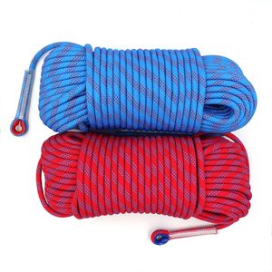Cords Slings and Webbing 50m Static Climbing Rope 10mm Rock Tree Wall Climbing Equipment Gear Outdoor Survival Fas Escue Rescue Safety Rep 10m 20m 30m 230210