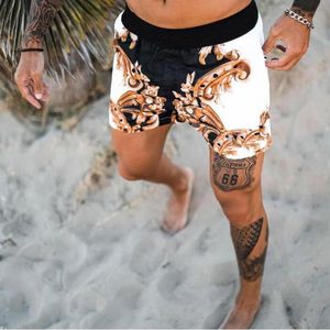 Men's Pants Fashion series men's holiday 3XL shorts Summer loose beach holiday trend shorts Swimming pants pants Plus size