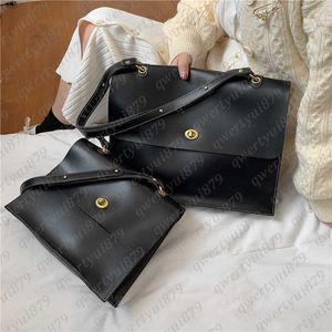 Bolsas de ombro 2023 vintage sólida pasta grande bolsas de ombro para mulheres grande capacidade carteira a4 bolsas de trabalho alta qualidade bolsa crossbody feminina 021023h