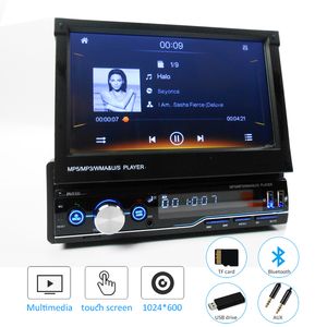 1 DIN Apple Carplay Car Radio Screens Android-Auto Bluetooth Handsfree Mirror Link MP5 Player USB TF Head Unit T100C