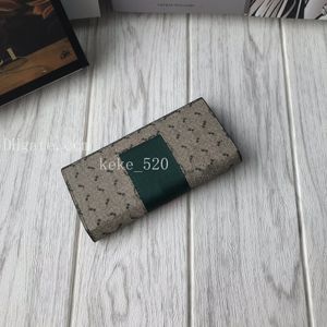 2023 Luxus Taschen Marke Brieftasche Lange Brieftasche Klassische Anzug Clip Verkauf Brieftasche Mode Männer und Frauen Echt Leder Brieftasche 408836