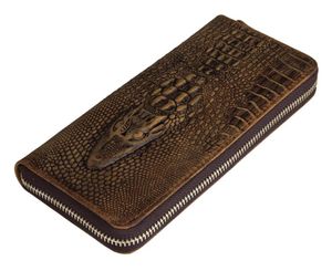 Wallets J.M.D Fashion Larger Capacity Real Genuine Leather Purse Wallet Crocodile Pattern