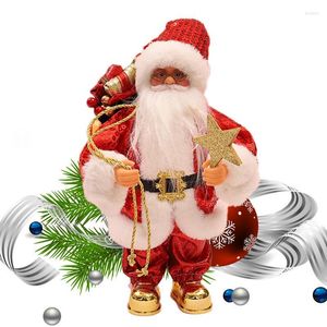 Decorações de Natal Papai Noel elétrico | Boneca de claus de twerking tweancy dança para decoração de desktop estudar janta de família TA