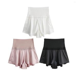 Women's Sleepwear Ice Silk Summer Women's Shorts Skirt Sexy Home Cloth Pants Dress Sport High-Waist Sleep Bottoms Comfortable Safety