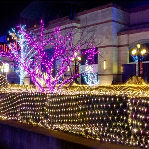9.8FT x 6.6FT LED Connectable Net Strings Lights, 8 Modes Low Voltage Mesh Fairy String Christmas Crestech