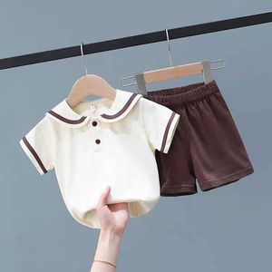 Kläderuppsättningar 2023 Baby Boys Spanish Clothes Set Babi Girl Summer Outfits Children's Suit Barnbarn Toppar Byxor Shorts Set Teen Söta kostymer W230210