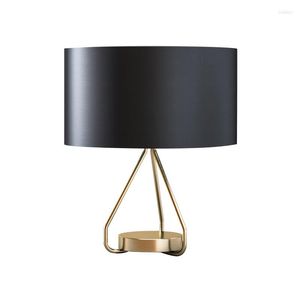 Bordslampor vintage cylinder hem dekoration sovrum säng lampa säng ljus konst designer skrivkväll