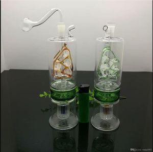 Glaspfeife Wasser Shisha Dreischichtige Trennwand geräuschlos filternde Segelboot-Glaswasserflasche