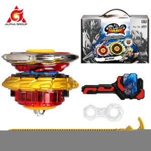 Spinning Top Infinity Nado 3 Crack Series 2 In1 Split Spinning Top Metal Nado Gyro Battle Gyroscope con Launcher Anime Toy Kid Gift 230210