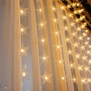 Strings Creative LED String Lights Remote Control Portable Star Light 8 lägen FESTIVE Atmosphere Holiday Party Wedding Decorative