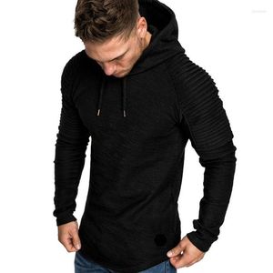 Con cappuccio maschile uomini tops inverno sezione sottile a maniche lunghe slim casual semplice cappello a colori solido collare sudaderas fenta