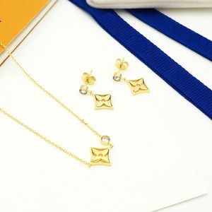 Gioielli LLVV per donna designer oro collana argento riproduzioni ufficiali regalo di contatto pi￹ alto per la fidanzata con scatola 010