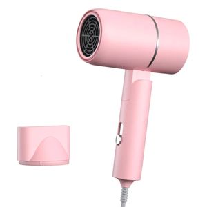 Hair Dryers Small Travel Blow Compact Fast Drying Home Negative Ionic Blower with Folding Handle for Care 230209