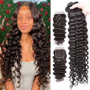 Hair Bun Maker Natural Wave Bündel mit CLRE Human Brasilian Weave Remy Verkauf für schwarze Frauen 30 Zoll 230210