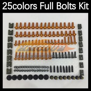 268PCS完全なMoto Body Full Screws Kit for Kawasaki Ninja ZX3R ZX300R ZX 300R EX 300 3R EX300 R 13 14 15 16 17モーターサイクルフェアリングボルトウィンドスクリーンボルトネジナットナット