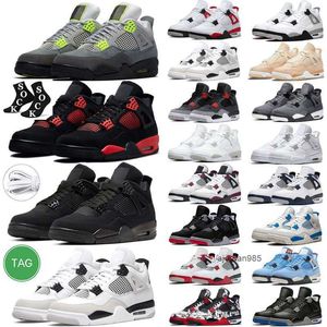 2023 4 Sail Basketball Shoes Men Jumpman 4s White Oreo Off Authentic University Blue Military Black Cat Red Thunder Metallic Infrared Cool Grey