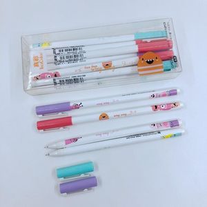 Gel Pens TrueColor 0.38mm Black Ink Color Needle Nib Cute Cartoon For Kids School Stationery Office Writing Supplies GP6305