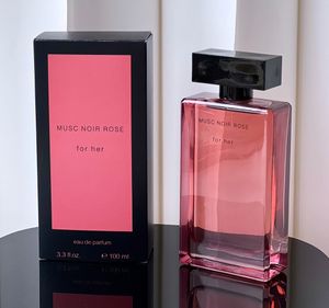 Designer Women perfume MUSC NOIR ROSE for her EDP fragrance 100ML 3.3 FL.OZ good smell Long Lasting lady body spray fast ship