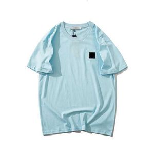 Tasarımcı Üstün Kalite Taş Tişört Yaz Erkek Giyim Nefes Alabilir Gevşek Mektup Baskı Aşıkları Sokak Moda Varsity Pamuk T-Shirt S6