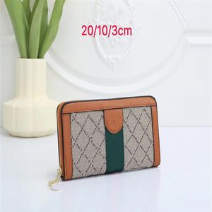 WF Purse Clutch Square Multi-Funktion Double G Walls Tote Card Holder Purses Handbag dragkedja Plånböcker Ryggsäck Letters Handväskor LU290P