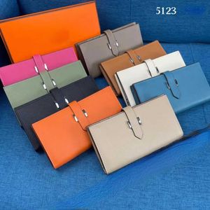 Luxo Designer Change Purse Card pack Bolsa Carteira de Couro Couro Longo Ultrafino Médio Longo Couro Casual Feminino Popular Cartões Múltiplos Venda Direta da Fábrica