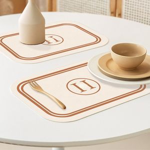 Quality Placemat Waterproof Oil-Proof Thermal Shielded Pad Household Anti-Scald Tea Table Cloth Desktop Protective Pad Dining Table Cushion 30 * 40cm