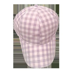 Ball Caps 2022 New Summer Casual Plaid Cap Baseball Classic Sun Sport Hats For Travel Adjustable Soft Sunshade For Women Girl G230209