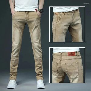 Men's Jeans High Quality Style Men's Fashion Brand Casual Stretch Skinny Straight Slim Boutique Trousers