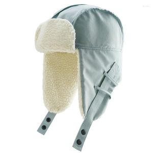 Berretti Bomber Cappelli Paraorecchie Cappello Russo Uomo Donna Paraorecchie Inverno Antivento Ciclismo Sci Neve Lei Feng