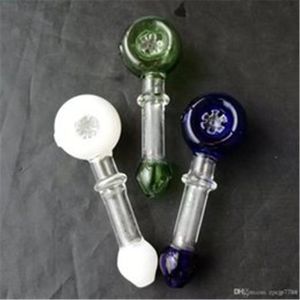 Fiocchi di neve colorati pezzi di accessori per bong in vetro di tabacco, tubi per fumatori in vetro colorati mini multicolori tubi a mano miglior tubo di vetro a cucchiaio