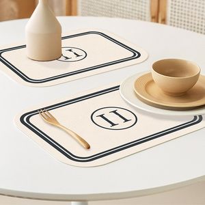 Luxury Placemat Waterproof Oil-Proof Thermal Shielded Pad Household Anti-Scald Tea Table Cloth Desktop Protective Pad Dining Table Cushion 30 * 40cm