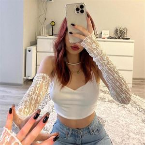 Women's T Shirts Cut Out Sexy Crop Tops Women Off Shoulder Solid Elasticity Skinny Sport Short Tank Summer Tube