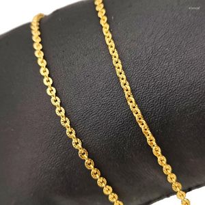 Chains Sand Gold Clavicle Chain Fine Necklace Female 24K Copper Gold-plated Car Sunflower Small Will Not Fade For A Long Time