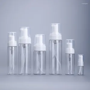 Bottiglie di stoccaggio Bottiglia portatile per pompa in schiuma di plastica Contenitore cosmetico vuoto riutilizzabile Detergente Sapone Shampoo Trucco schiumoso Viaggio