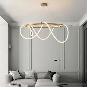 Lights Note Curve Led Tube Ceiling Chandelier For Dining Table Living Room Modern Home Decor Ornaments Hanging Lamp Lustre Lighting 0209