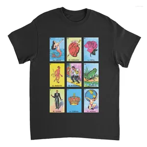 Camisetas masculinas LOTeria - camiseta de algodão pesado de manga curta