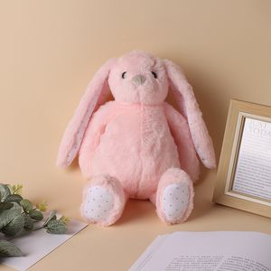 Coniglio di peluche di Pasqua da 30 cm Coniglietto di peluche adorabile con coniglio di peluche con orecchie cadenti Giocattoli per bambini Grigio Blu Bianco Rosa e punto 8 colori