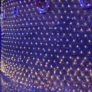 300 LED Net Mesh Fairy String Light 8 Modes Flashing with Memory Function Lighting 14.8x5 Foot RGB Oemled