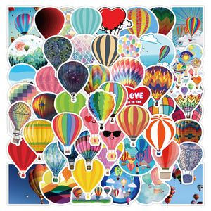 50Pcs Hot Air Balloon stickers cartoon Balloon Graffiti Kids Toy Skateboard car Motorcycle Bicycle Sticker Decals Wholesale